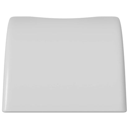 Half-moon Washer 2 pcs White M6 Polypropylene
