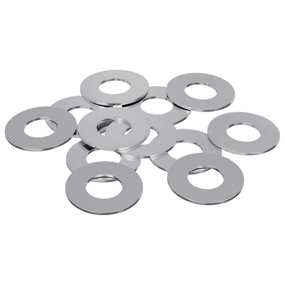 Washers 12 pcs Silver 16 x 16 x 1.5 cm Iron