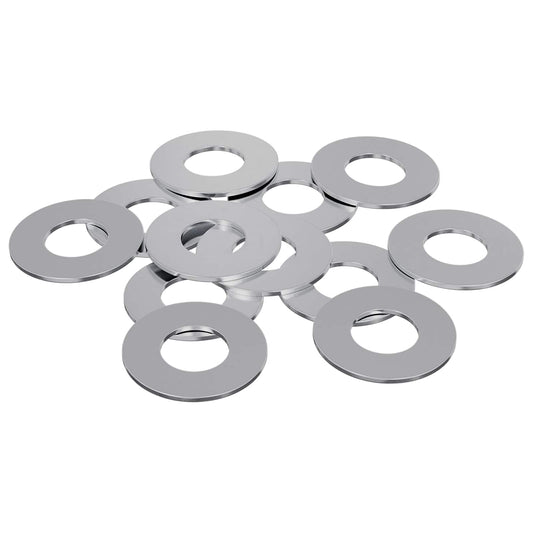 Washers 12 pcs Silver 16 x 16 x 1.5 cm Iron