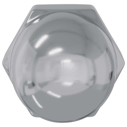 Hex Acorn Nuts 2 pcs Silver M8 Metal
