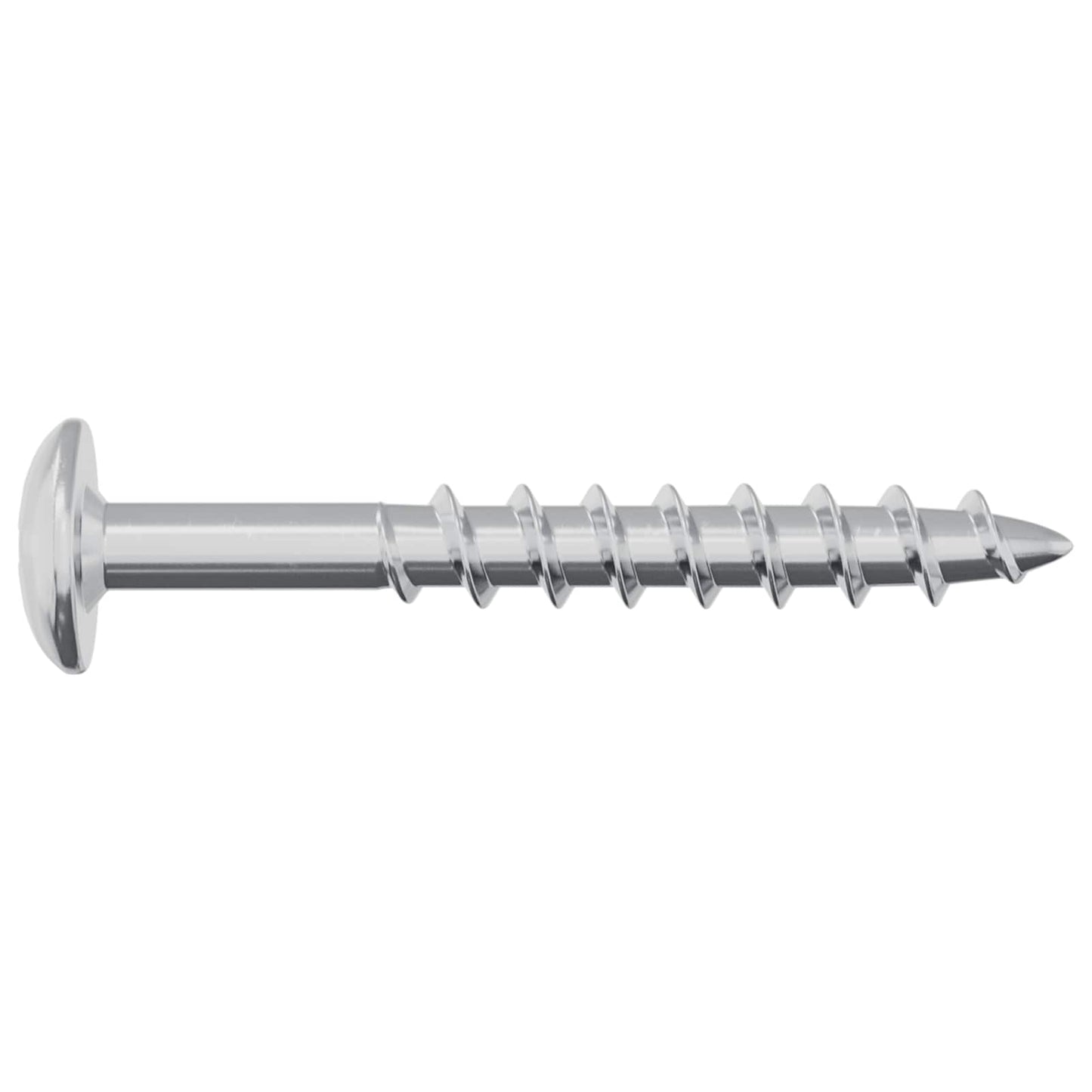 Screw 2 pcs Silver 9.8 x 35 mm Iron