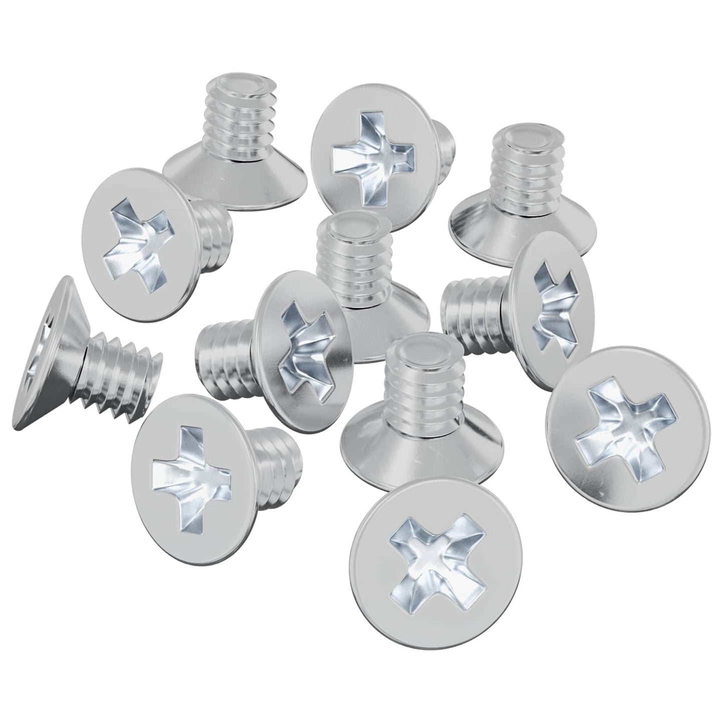 Countersunk Head Screws 32727 pcs Silver Iron