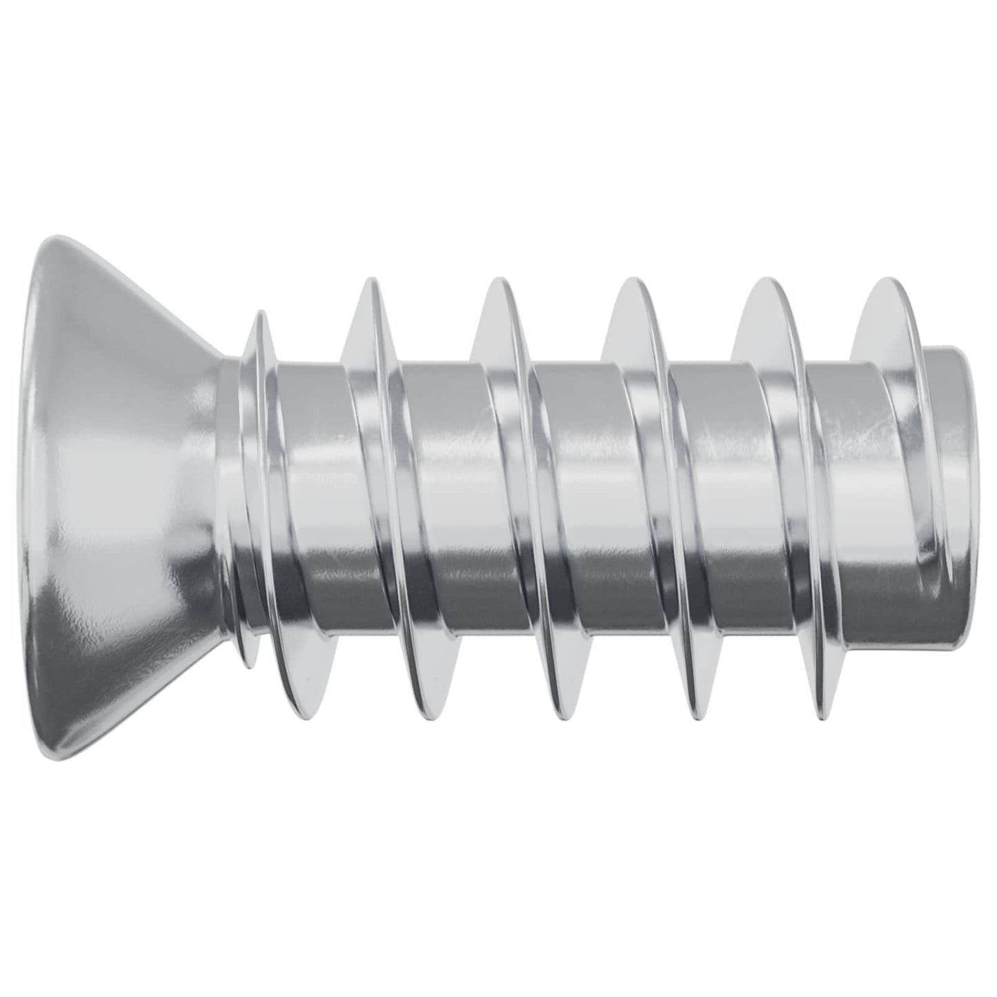 Screw 12 pcs Silver M6 x 12 mm Iron