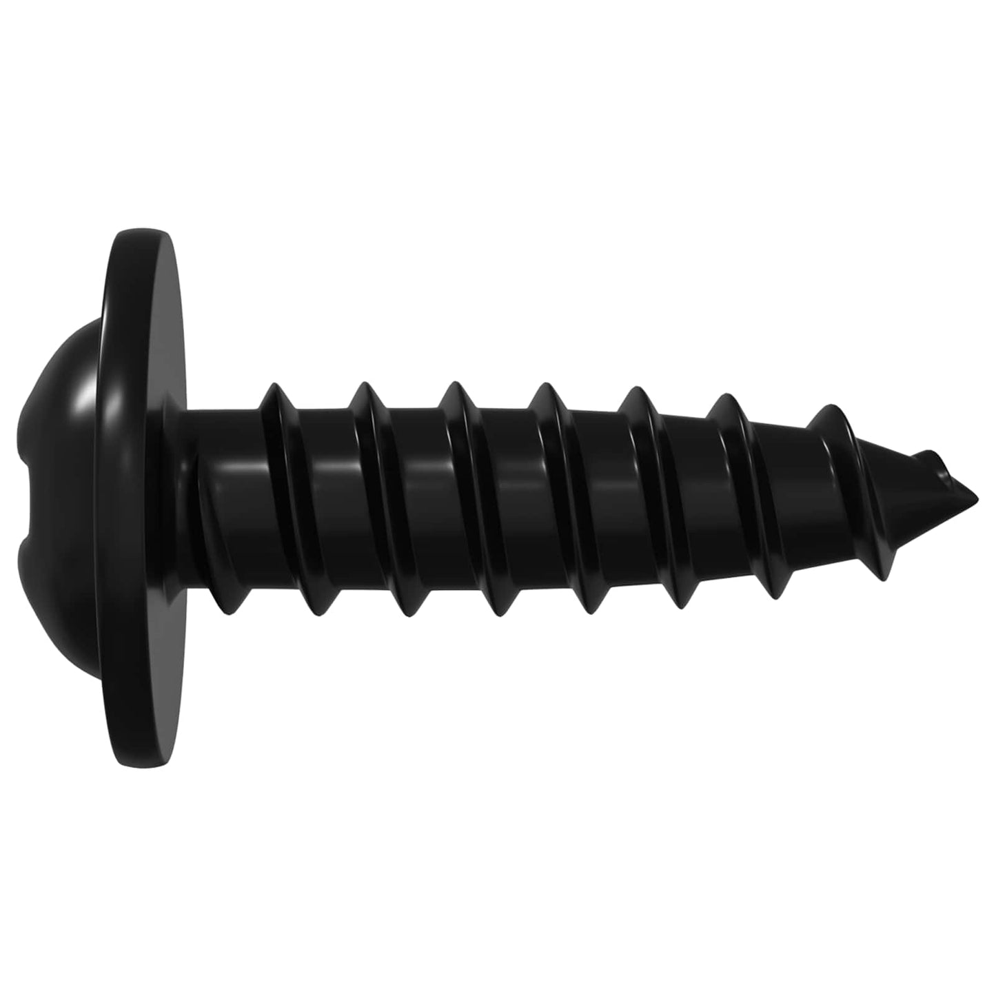 Self Tapping Nail 2 pcs Black 3.5 x 12 mm Iron