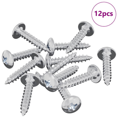 Self Tapping Nail 12 pcs Zinc-coated 4 x 20 mm Steel