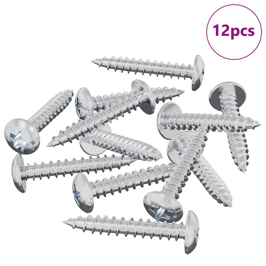 Self Tapping Nail 12 pcs Zinc-coated 4 x 25 mm Steel