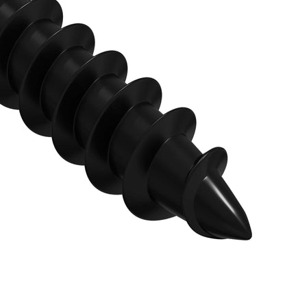 Self Tapping Nail 2 pcs Black 4 x 25 mm Steel