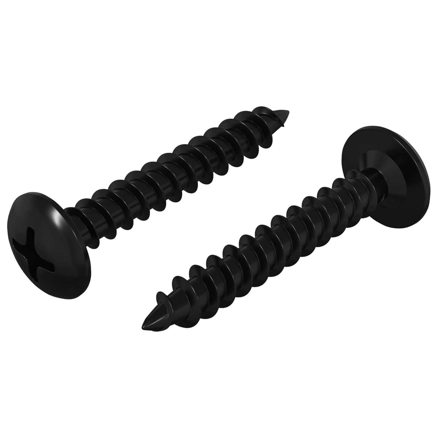 Self Tapping Nail 2 pcs Black 4 x 25 mm Steel