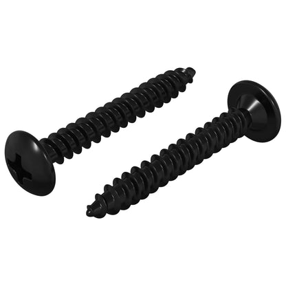 Tapping Nail 2 pcs Black M4 x 28 mm Steel
