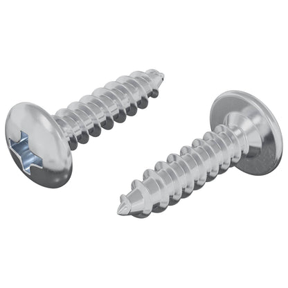 Screw 2 pcs Silver M4 x 16 mm Steel