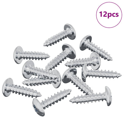 Screw 12 pcs Silver M4 x 16 mm Steel
