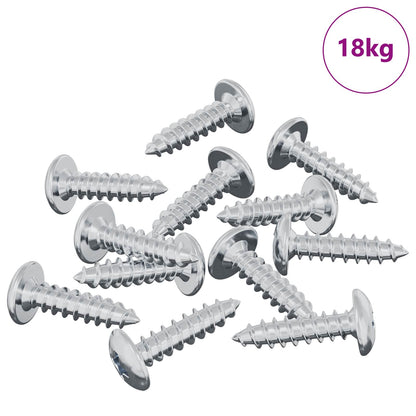 Screw 13636 pcs Silver M4 x 16 mm Steel