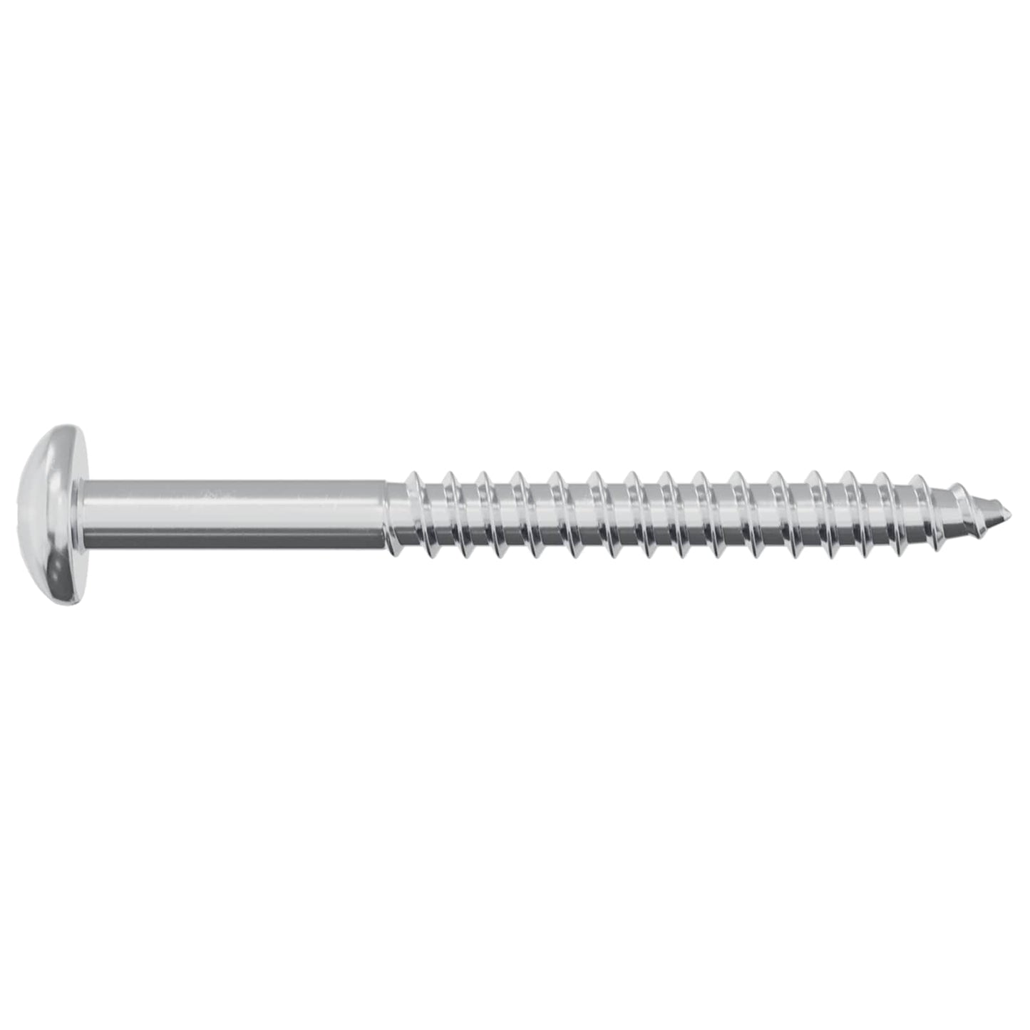 Wood Screw 12 pcs Silver 9.8 x 53 mm Steel