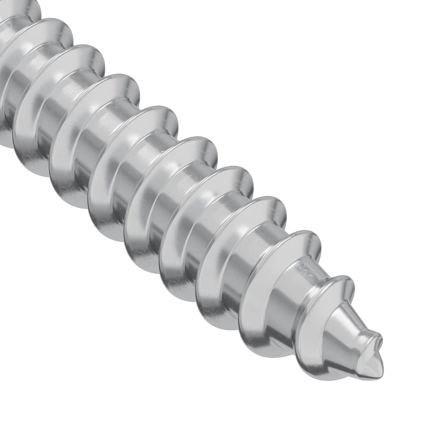 Wood Screw 3273 pcs Silver 9.8 x 53 mm Steel