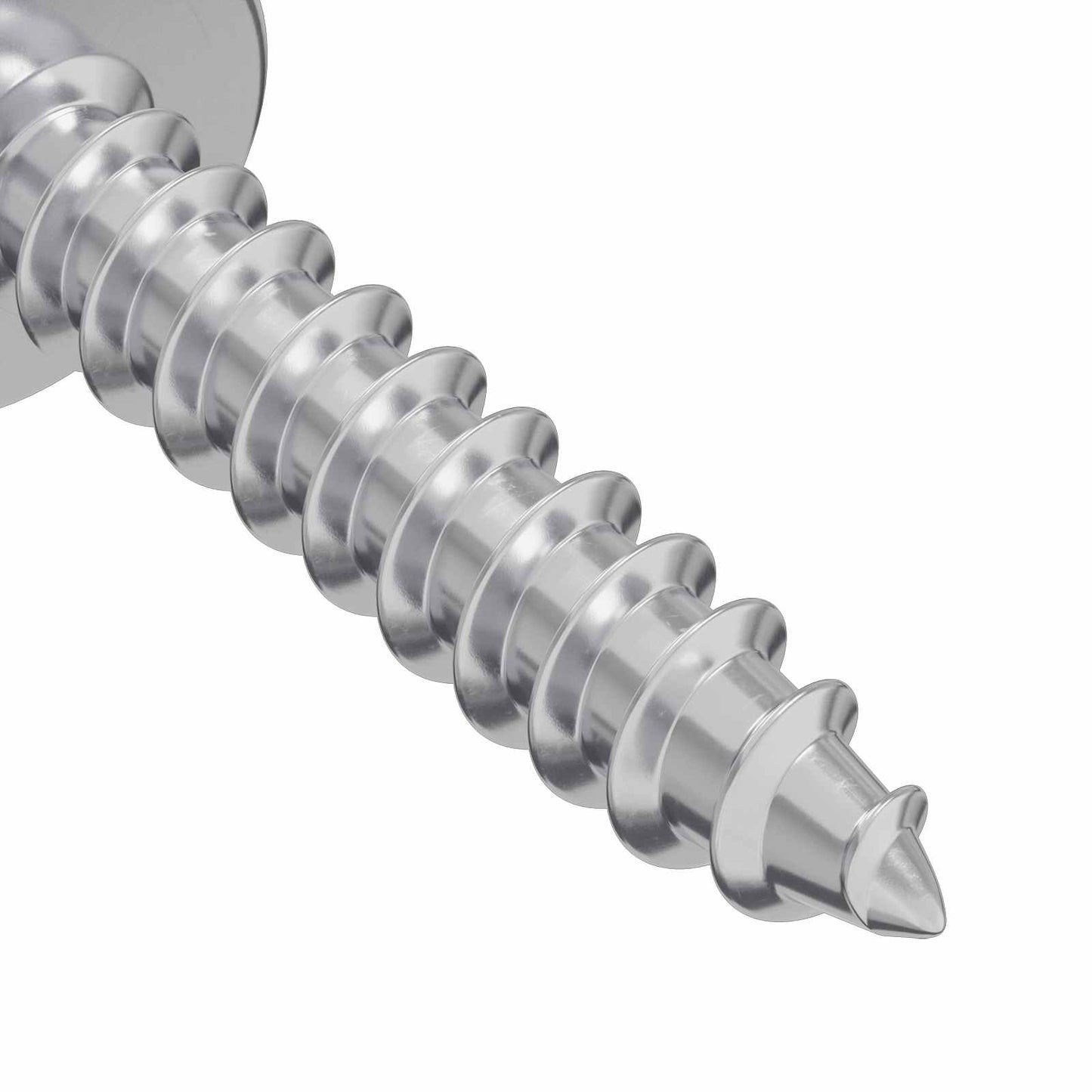 Wood Screws 12 pcs Silver M3.5 x 20 mm Steel