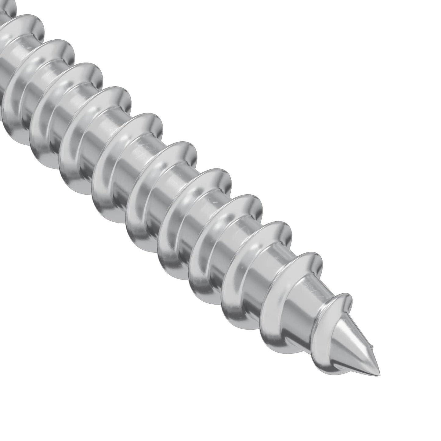 Wood Screws 2 pcs Silver M4 x 25 mm Steel