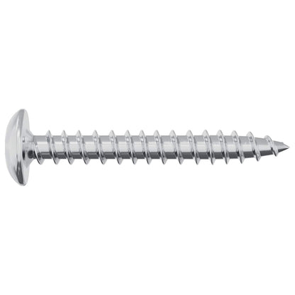 Wood Screws 2 pcs Silver M4 x 28 mm Steel