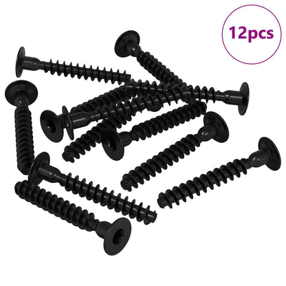 Socket Cap Head Screw 12 pcs Black M5 x 40 mm Iron
