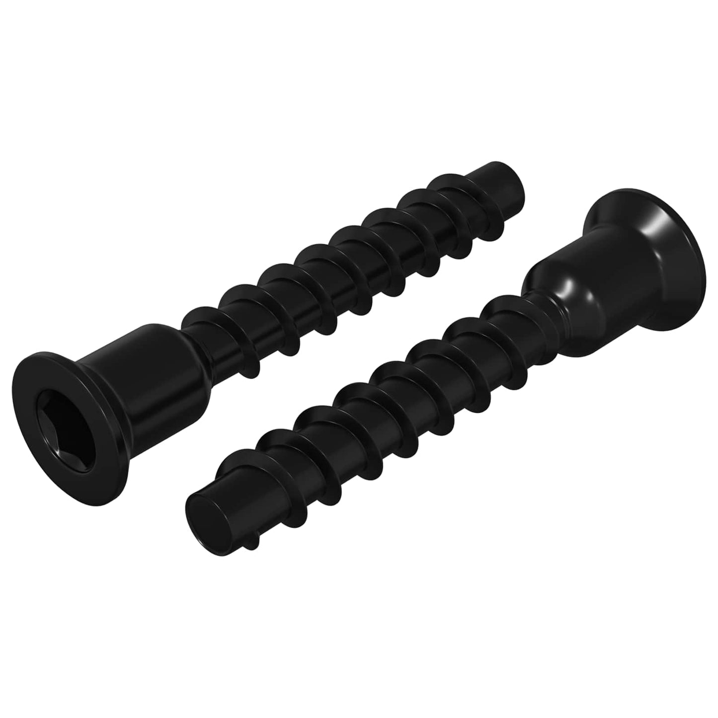 Socket Cap Head Screw 2 pcs Black 7 x 40 mm Iron