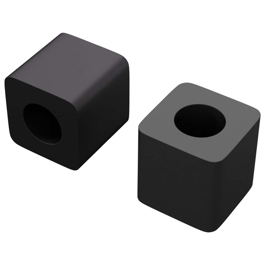 Drawer Holder 2 pcs Black 15 x 15 x 15mm PP Copolymer