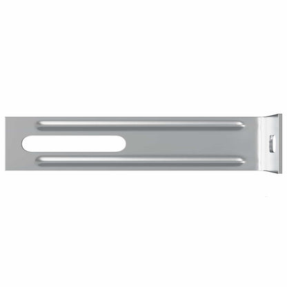 Anti Tip Bracket Plain 2 pcs Silver 74.5 x 15 x 32 mm Iron