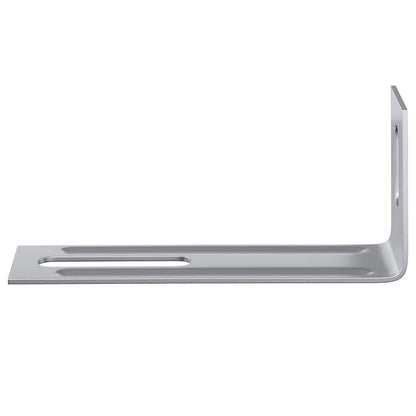 Anti Tip Bracket Plain 12 pcs Silver 74.5 x 15 x 32 mm Iron