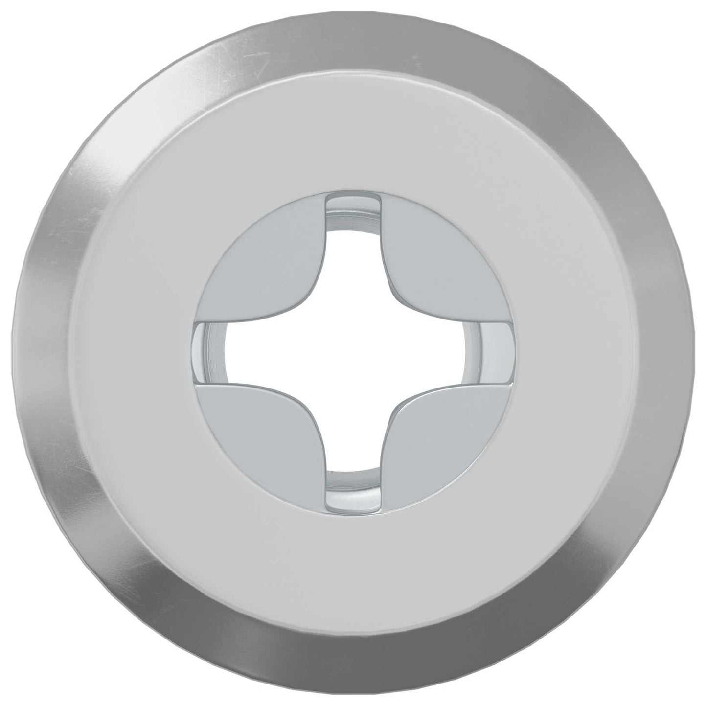 Lock Nut 2 pcs Silver M6 x 15 mm Steel