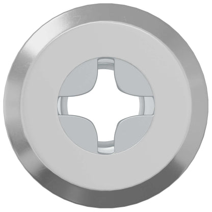 Lock Nut 12 pcs Silver M6 x 15 mm Steel