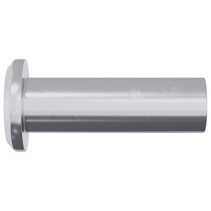 Lock Nut 2 pcs Silver M6 x 25 mm Steel