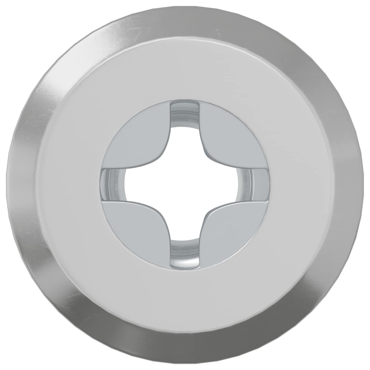 Lock Nut 12 pcs Silver M6 x 25 mm Steel