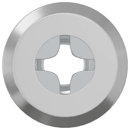 Lock Nut 12 pcs Silver M6 x 25 mm Steel