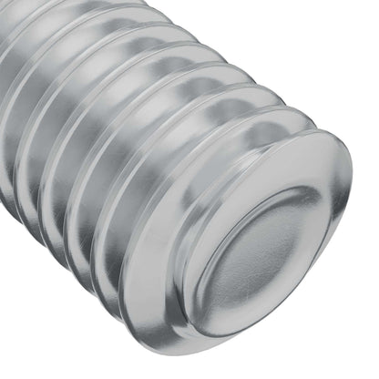 Lock Screw Plain 12 pcs Silver M6 x 12 mm Steel