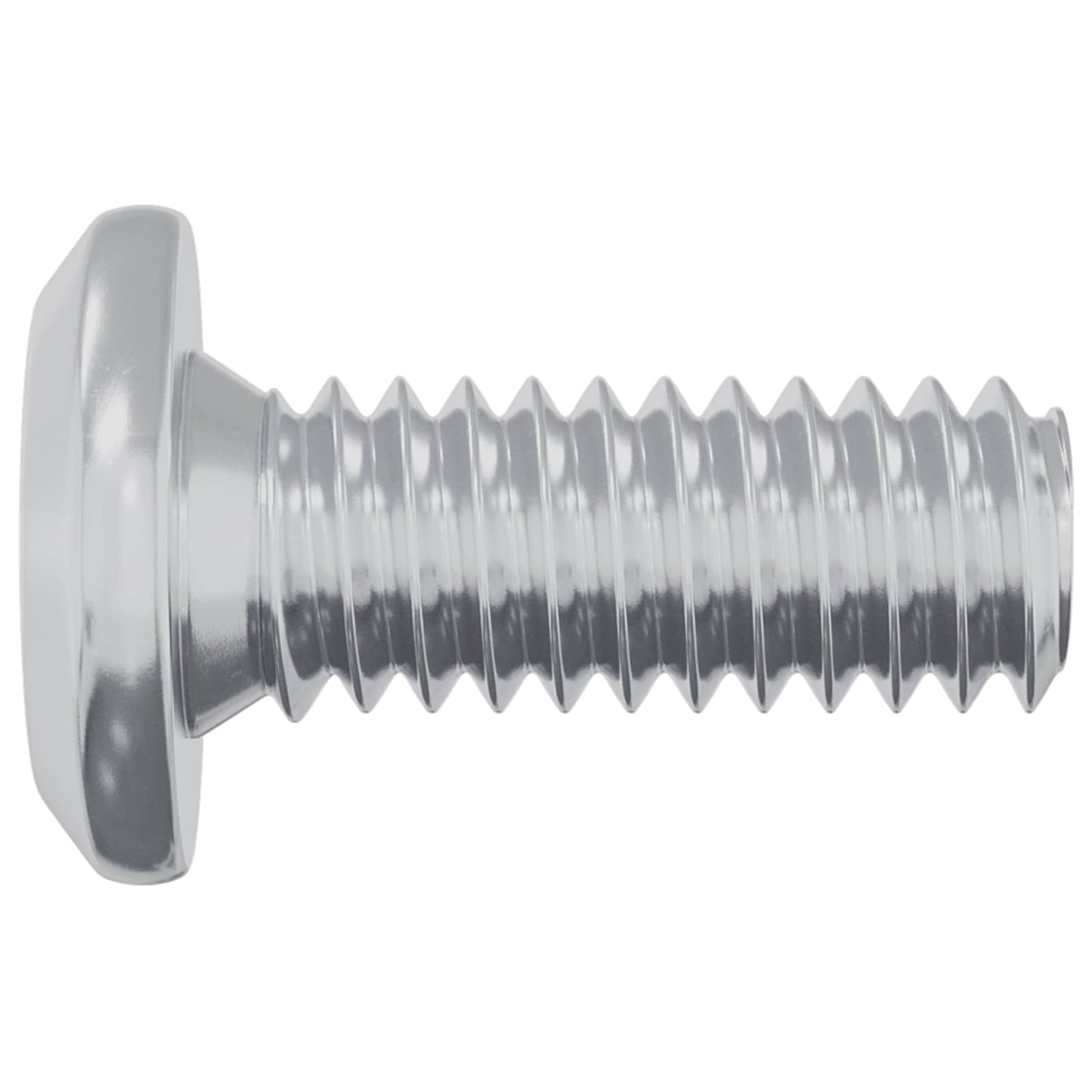 Head Lock Screw 2 pcs Silver M6 x 15 mm Steel