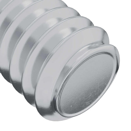Head Lock Screw 12 pcs Silver M6 x 15 mm Steel