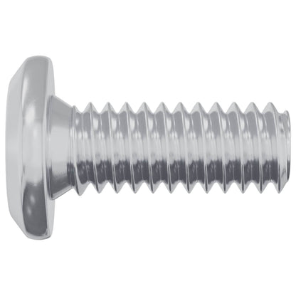 Head Lock Screw 12 pcs Silver M6 x 15 mm Steel
