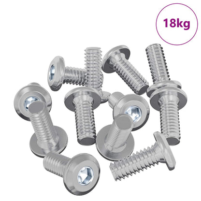 Head Lock Screw 3600 pcs Silver Steel