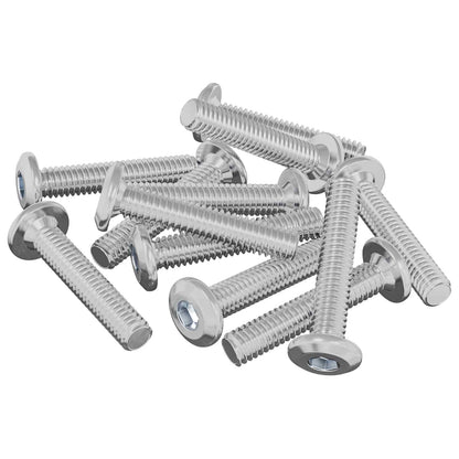 Head Lock Screw 2647 pcs Silver Steel