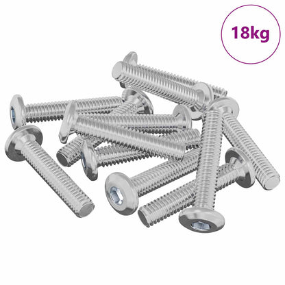 Head Lock Screw 2647 pcs Silver Steel