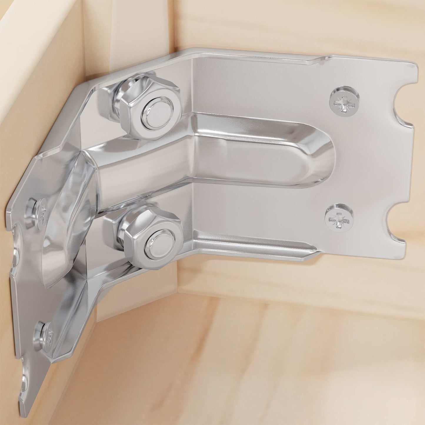 Bracket 12 pcs Zinc-coated 106 x 55 x 1.5mm Steel
