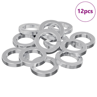 Spring Washer 12 pcs White 13 x 1 mm Iron