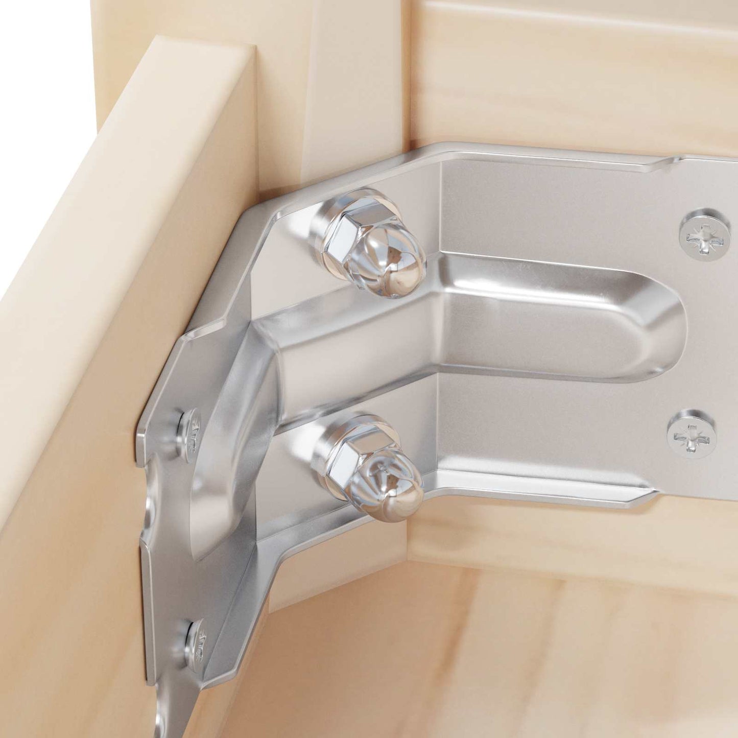 Nut 9574 pcs Silver M6 x 10 mm Iron