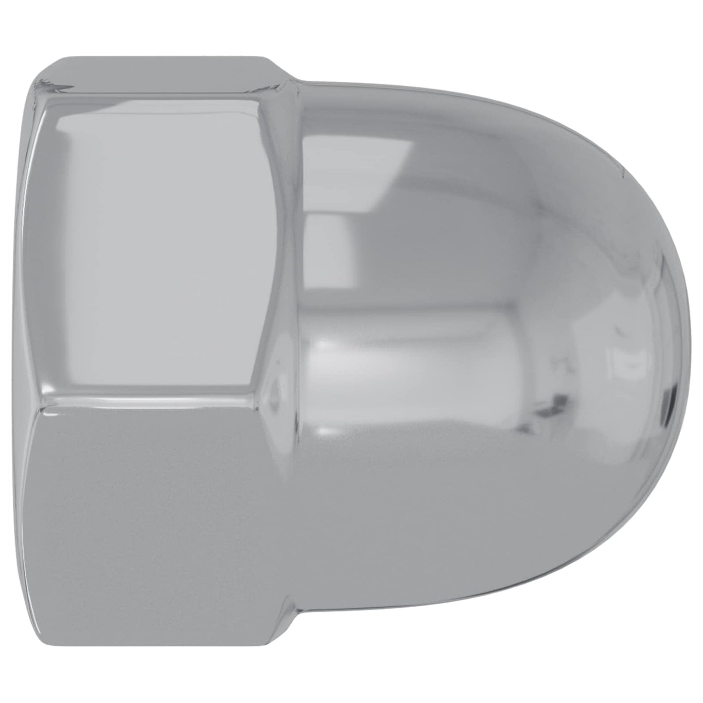 Nut 9574 pcs Silver M6 x 10 mm Iron