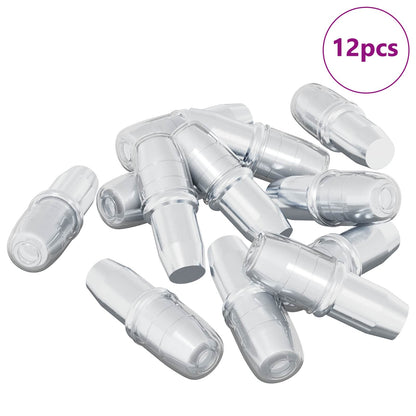 Shelf Peg 12 pcs Silver 7 x 16 mm Iron