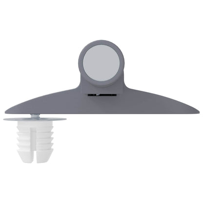 Soft Close Damper 2 pcs Grey 125 x 47 x 15 mm PP