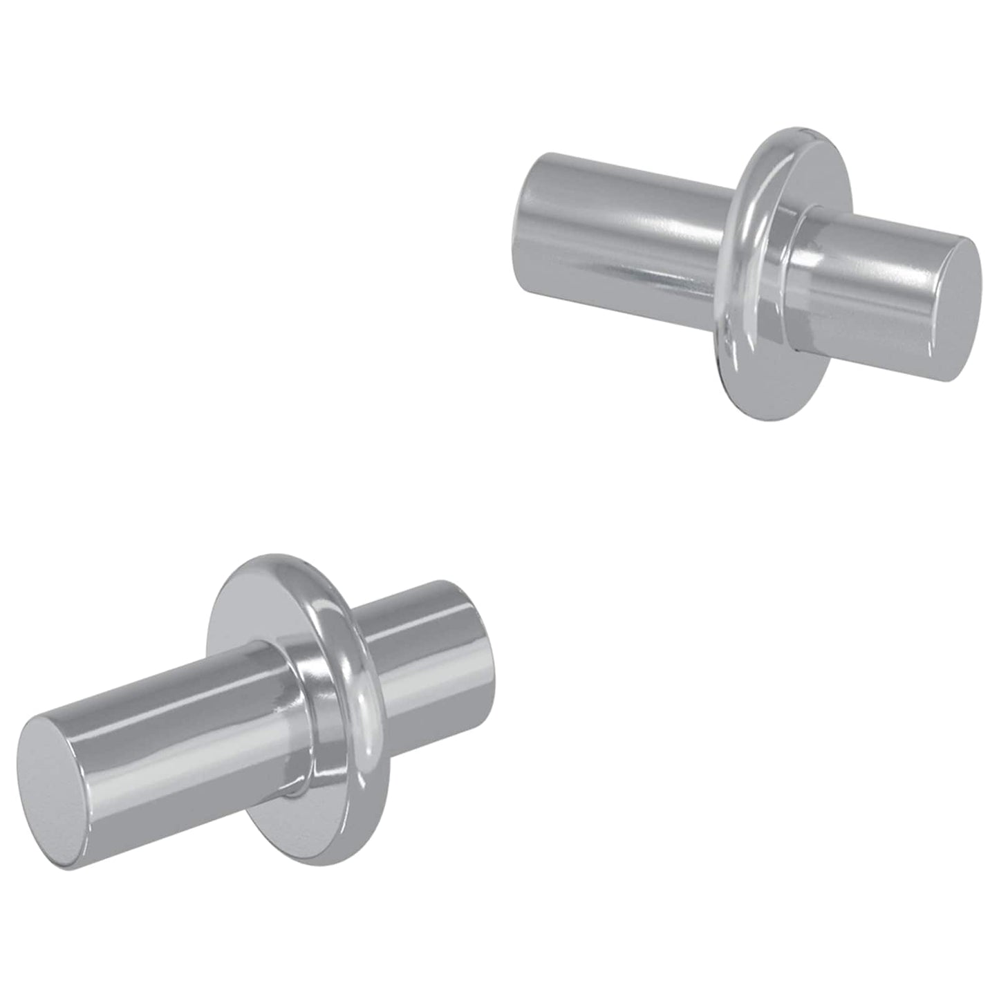 Shelf Peg 2 pcs Silver 8.6 x 8.6 x 14.6 mm Steel