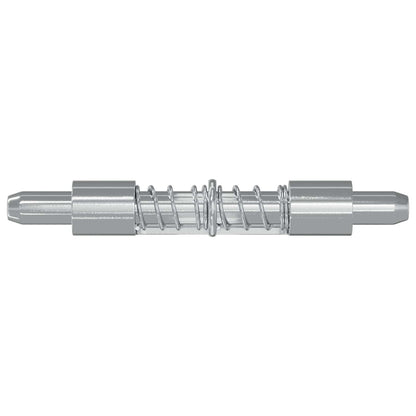Latch 2 pcs Silver 46 x 17 x 1.2 mm Steel