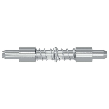 Latch 2 pcs Silver 46 x 17 x 1.2 mm Steel