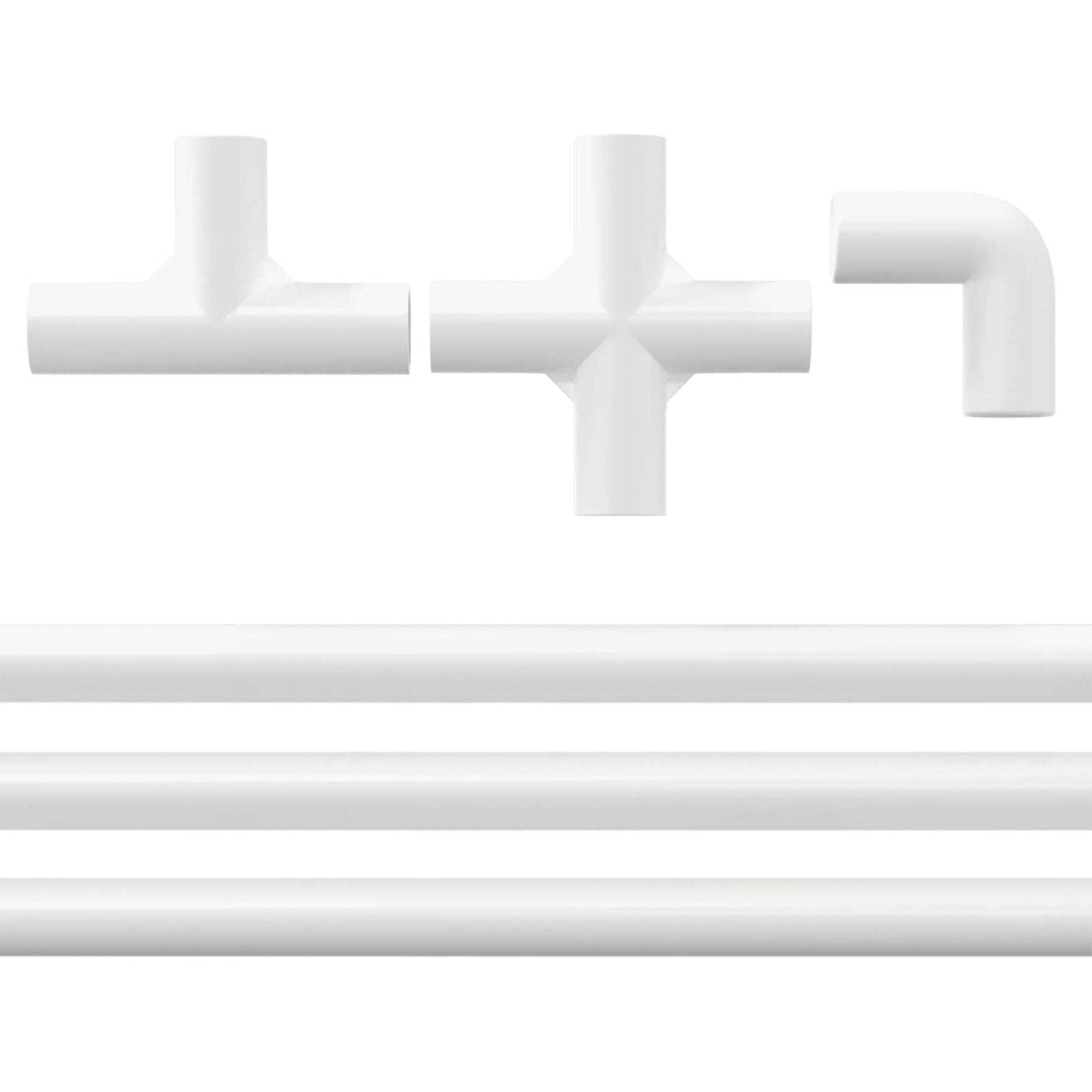 PVC Pipe 12 pcs White 12.2 x 1.8 x 500 mm PP and PE