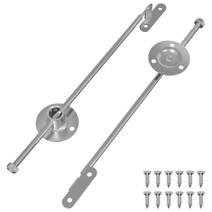 Pull Rod Hinge 2 pcs Silver 190 mm Iron