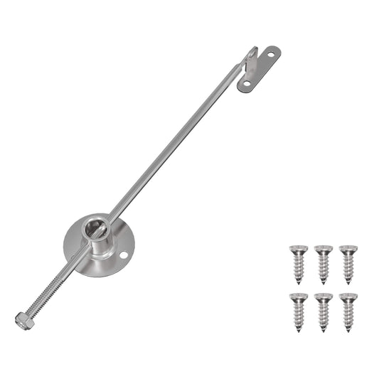 Pull Rod Hinge 12 pcs Silver 190 mm Metal